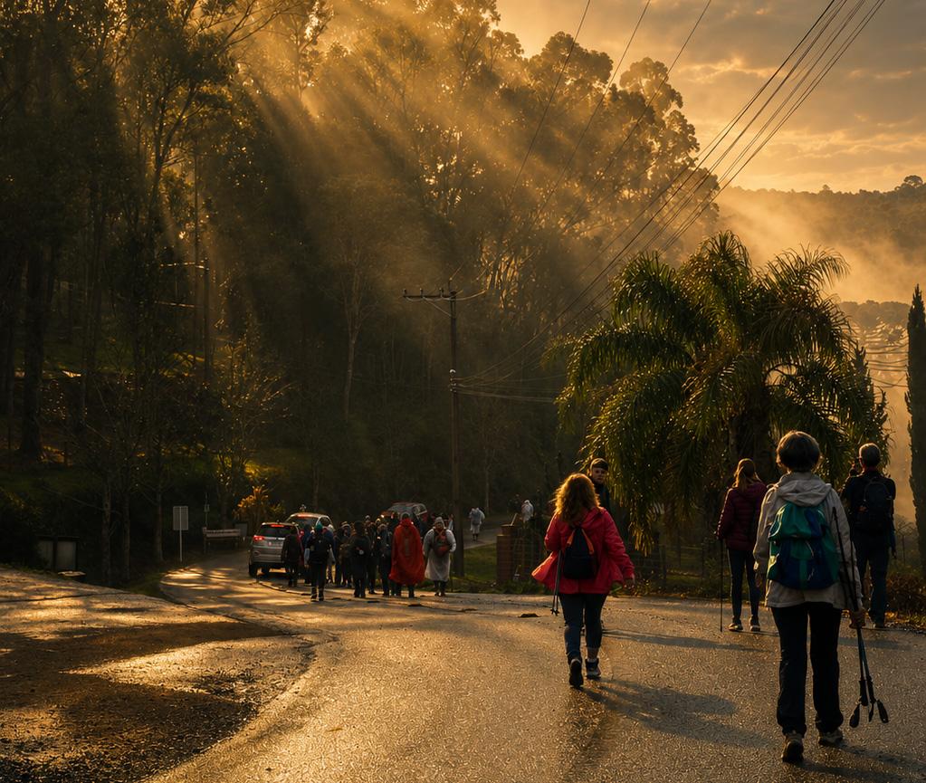 Caminhada Dia de Santiago em Mato Perso